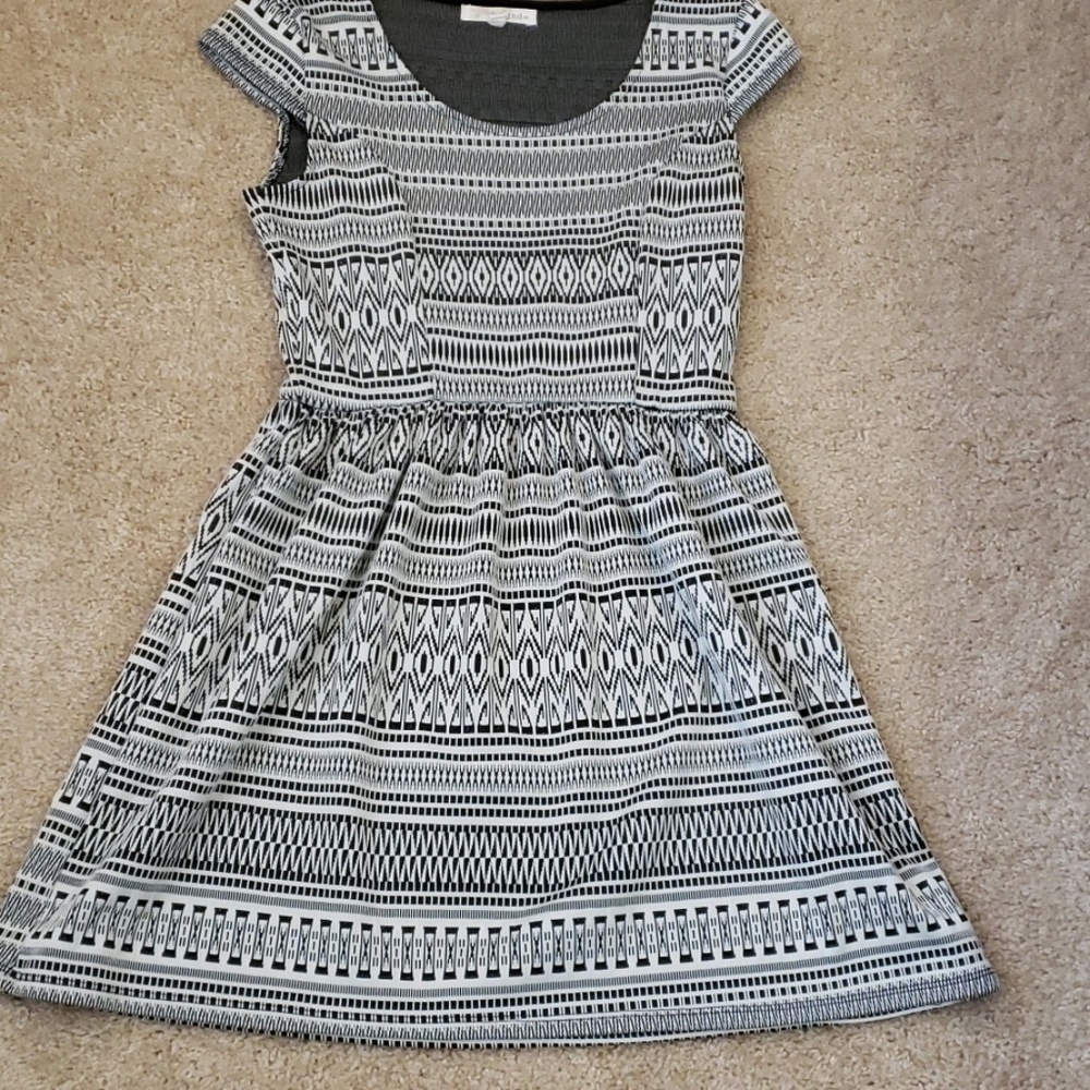 🌵Like New Patterned Skater Dress